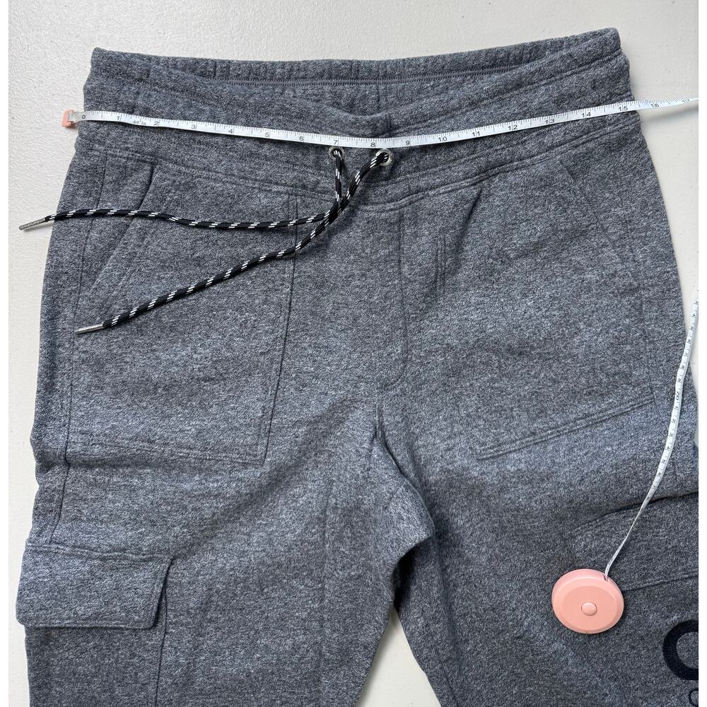 Calvin Klein Women's Active Embroidered-Logo Cargo Pants BLK HEATHER NWT SIZE S - Picture 9 of 10